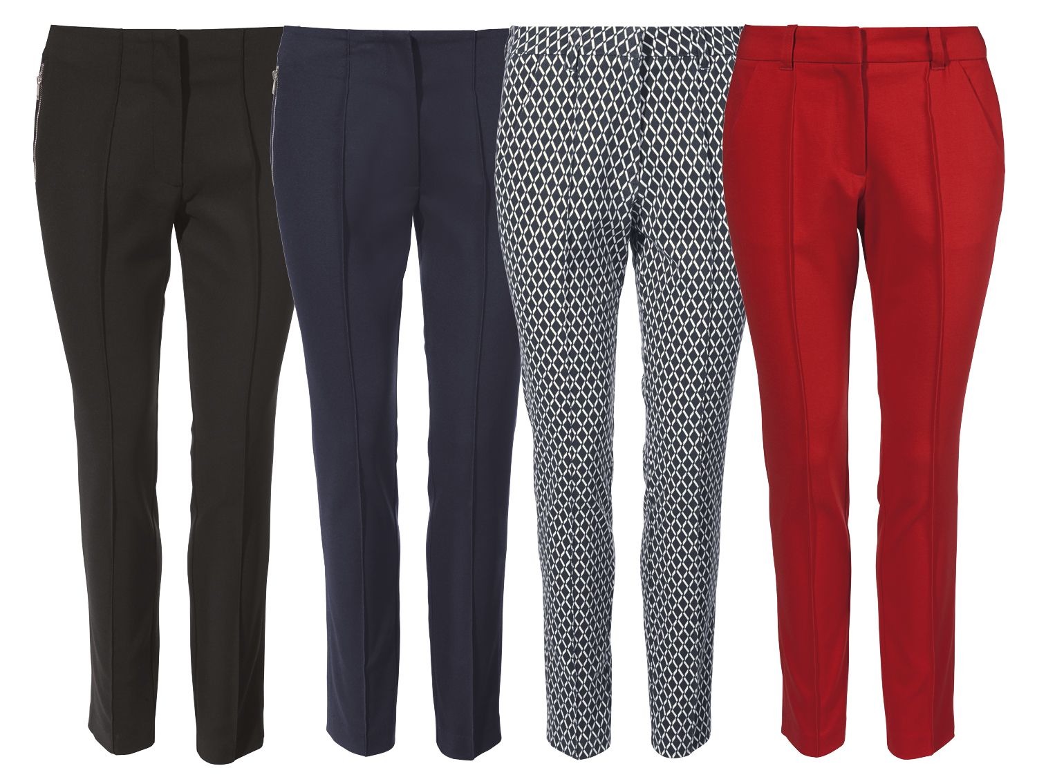Esmara Pantalon cinq poches rouge style d\u00e9contract\u00e9 Mode Pantalons Pantalons cinq poches 