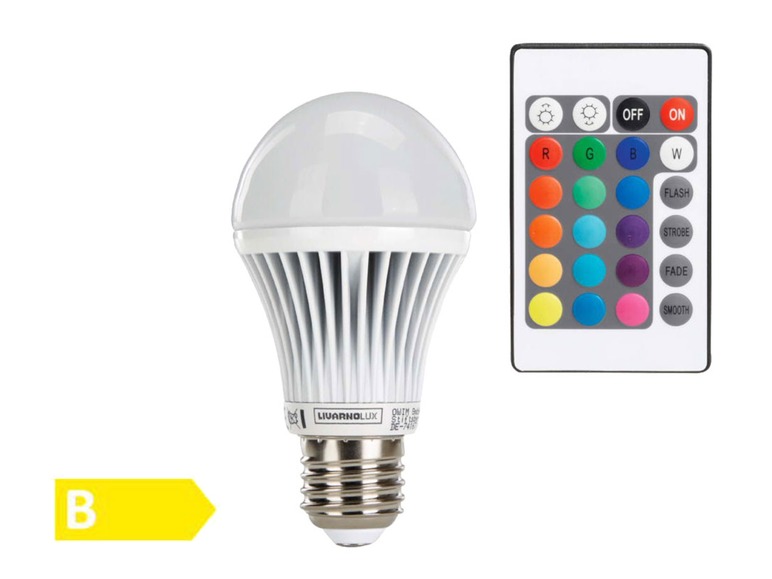 Aller en mode plein écran LIVARNO LUX Ampoule LED avec changement de couleur - Photo 1