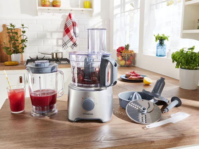 Ga naar volledige schermweergave: Kenwood Foodprocessor MultiPro Compact FDP302SI, 800 W, mengkom van 2,1 L - afbeelding 2