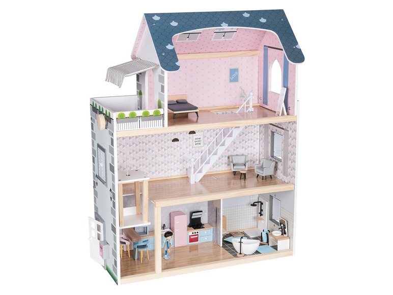 Aller en mode plein écran Playtive JUNIOR Maison de poupée en bois XXL - Photo 3