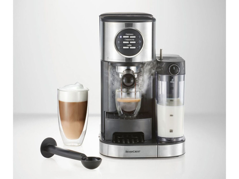 Ga naar volledige schermweergave: SILVERCREST® Espressomachine, 1470 W, waterreservoir van 1,2 L - afbeelding 7