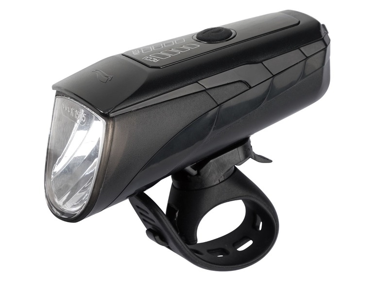 Aller en mode plein écran CRIVIT Éclairage à LED pour vélo, 2 pièces, feu avant s'adapte à l'environnement - Photo 2