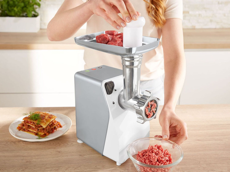 Ga naar volledige schermweergave: SILVERCREST® KITCHEN TOOLS Vleesmolen, 350 W, roestvrijstalen kruismes - afbeelding 2