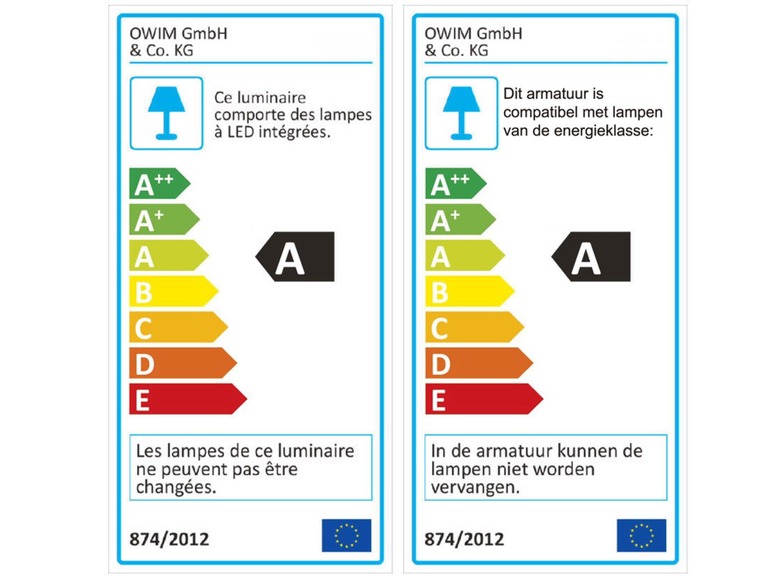 Aller en mode plein écran LIVARNO LUX Set de 2 ampoules à LED - Photo 3