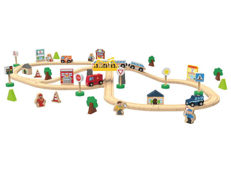 Ga naar volledige schermweergave: Playtive Houten spoorweg - afbeelding 3