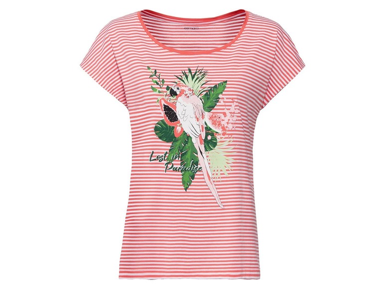 Ga naar volledige schermweergave: esmara® T-shirt voor dames, puur katoen - afbeelding 2