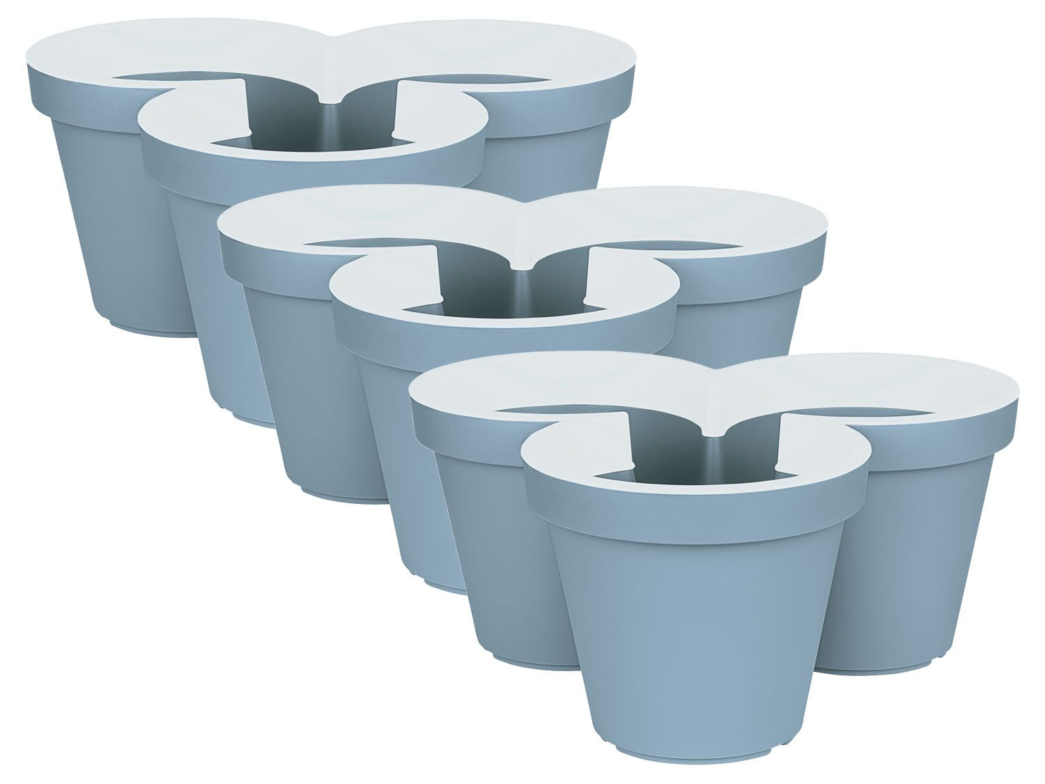 PARKSIDE® Set de pots de fleurs empilables Lidl.be