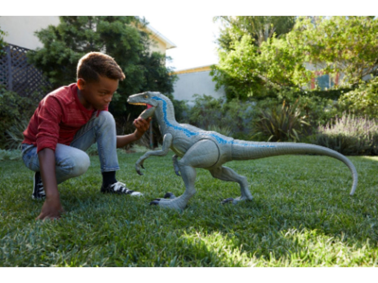 Ga naar volledige schermweergave: Jurassic World Reuzendino Velociraptor Blue - afbeelding 8