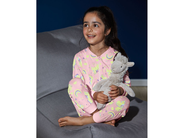 Ga naar volledige schermweergave: lupilu® Katoenen onesie met glow in the dark print - afbeelding 6