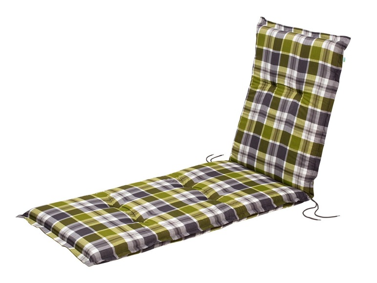 Aller en mode plein écran florabest Coussin pour chaise longue - 190 x 60 x 8 cm (L x l x h) - Photo 2