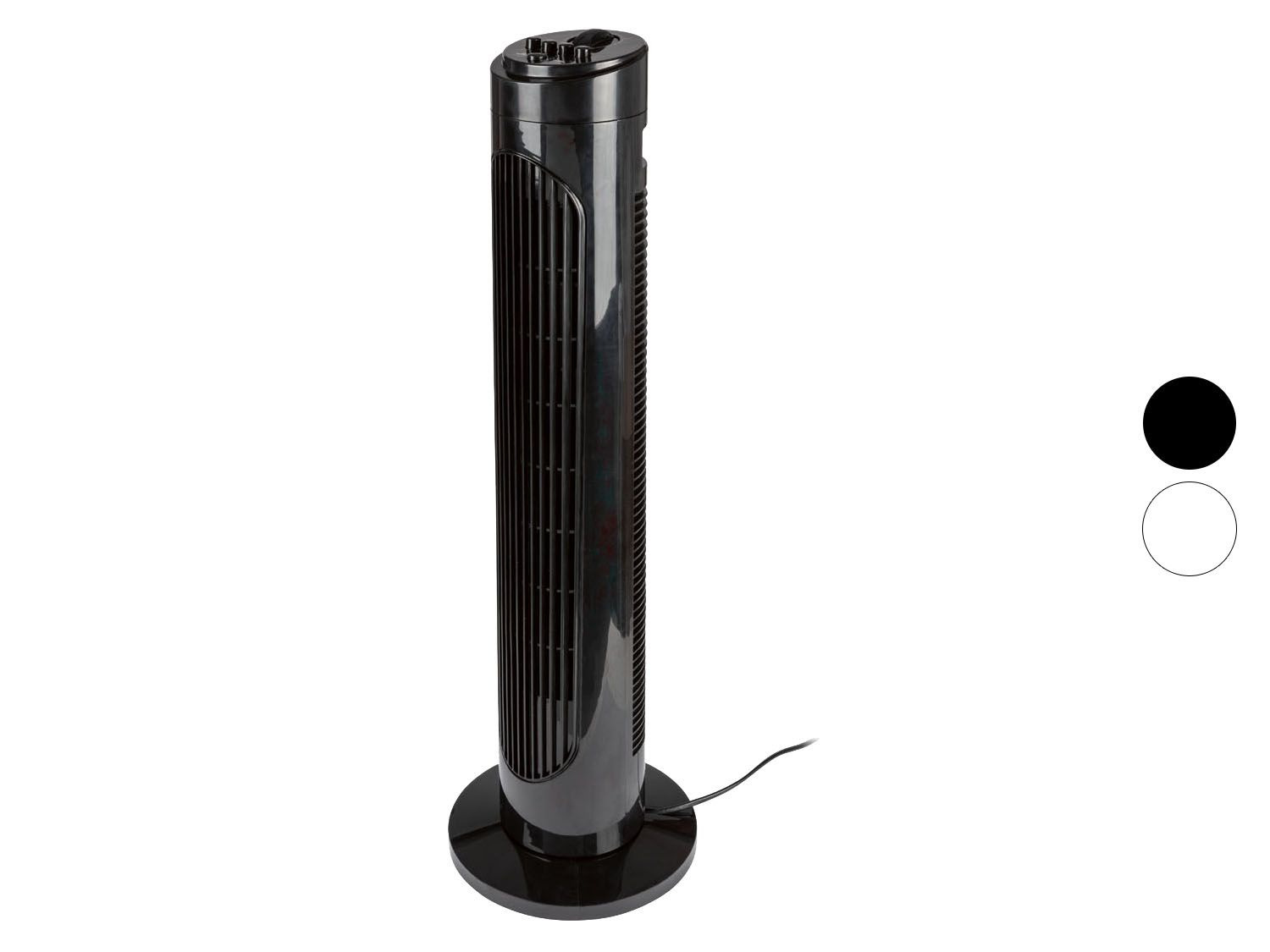 Ventilateur Colonne Silvercrest - 50W, Blanc ou Noir –