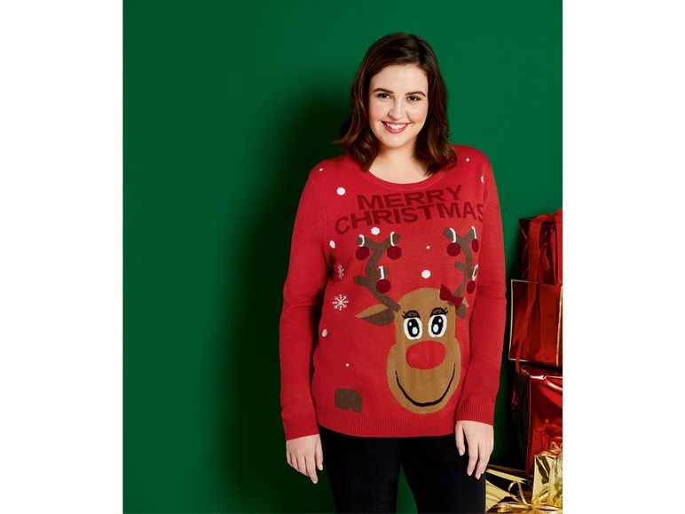 Ga naar volledige schermweergave: esmara® Kersttrui voor dames - afbeelding 7