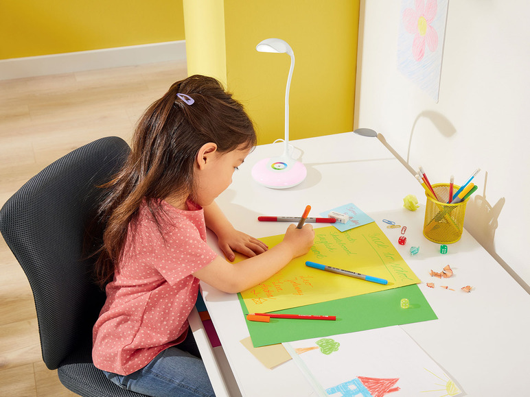 Ga naar volledige schermweergave: LIVARNO home Bureau voor kinderen, 110 x 53,5-83 x 59,5 cm - afbeelding 4