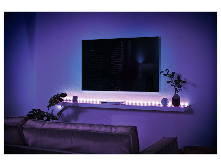 Aller en mode plein écran LIVARNO HOME Ruban à LED Smart Home, 2 m - Photo 2