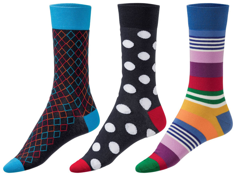Ga naar volledige schermweergave: LIVERGY® Set van 3 paar sokken voor heren - afbeelding 7