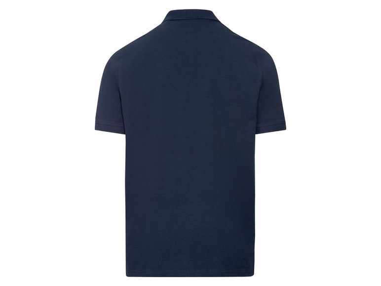Ga naar volledige schermweergave: LIVERGY® Regular fit biokatoenen polo met zijsplitten - afbeelding 8