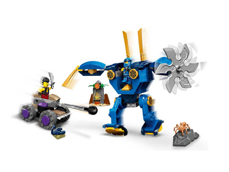 Ga naar volledige schermweergave: LEGO® NINJAGO Jay's Electro Mecha (71740) - afbeelding 4