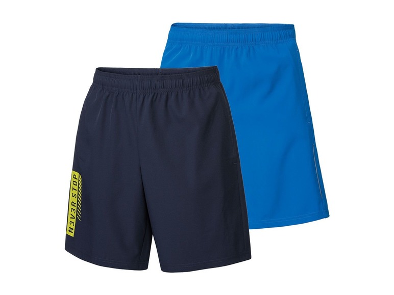 Aller en mode plein écran CRIVIT Set de 2 shorts de sport pour hommes - Photo 2