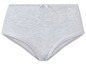 Culotte de femme grise avec dentelle.