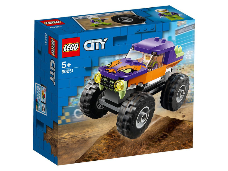 Ga naar volledige schermweergave: LEGO® City Monstertruck (60251) - afbeelding 1