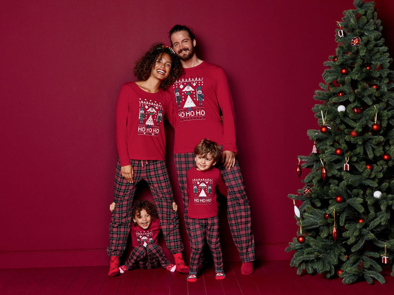 Aller en mode plein écran LIVERGY® Pyjama de Noël en pur coton - Photo 10