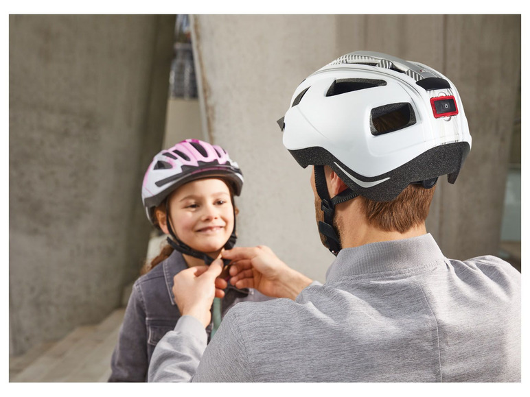 Aller en mode plein écran CRIVIT Casque de vélo pour enfants, lampe arrière amovible - Photo 13