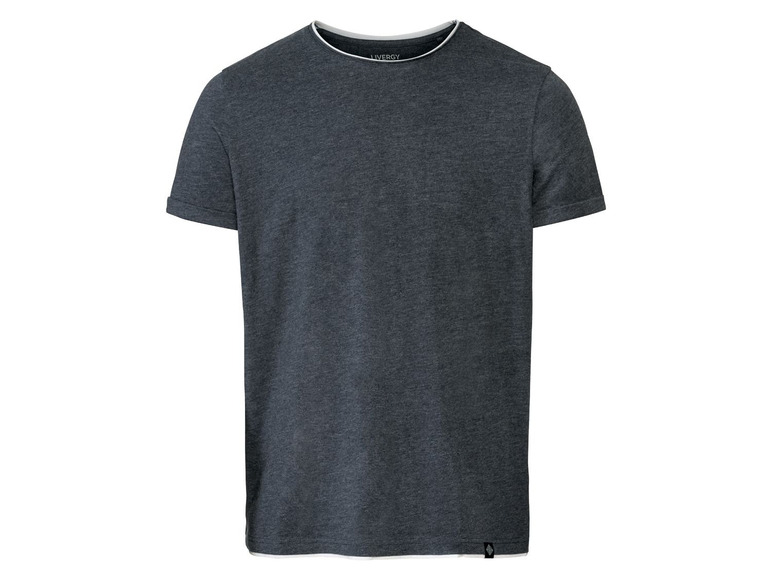 Ga naar volledige schermweergave: LIVERGY® T-shirt voor heren, katoen en polyester - afbeelding 9