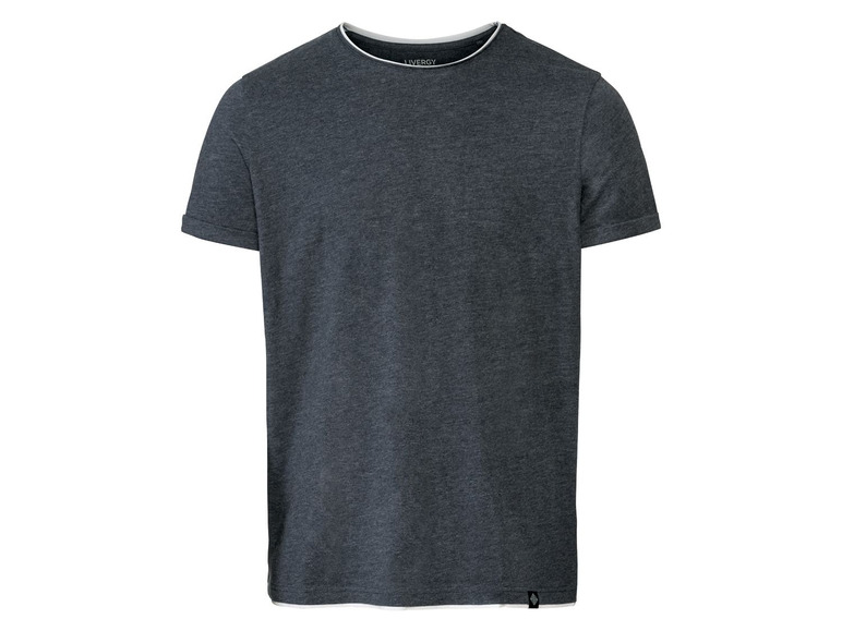 Aller en mode plein écran LIVERGY® T-shirt pour hommes, coton et polyester - Photo 1