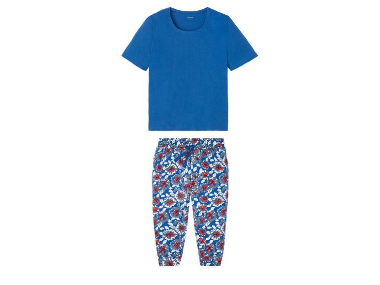 Ga naar volledige schermweergave: esmara Luchtige pyjama met korte mouwen en capri broek - afbeelding 10