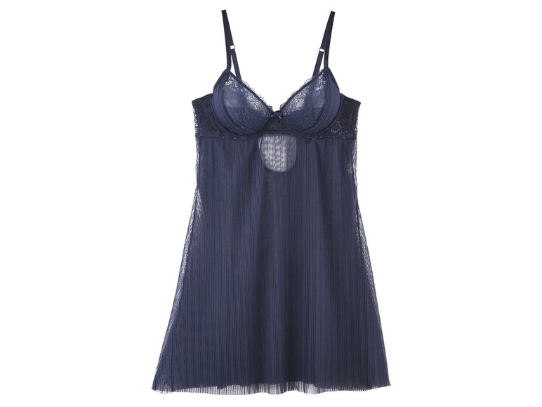 Ga naar volledige schermweergave: ESMARA® Lingerie Nachtkleedje met kant voor dames - afbeelding 1