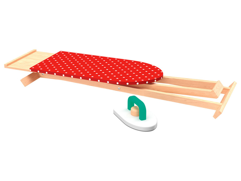 Ga naar volledige schermweergave: Playtive Houten poetsset, strijkplank of droogrek - afbeelding 2