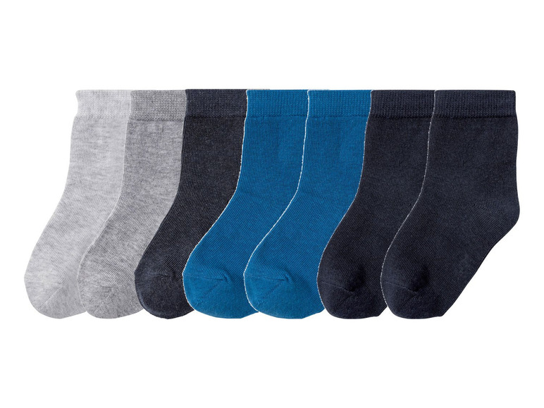 Aller en mode plein écran lupilu® Chaussettes pour garçons, set de 7, coton, polyamide et élasthanne - Photo 10