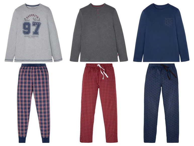 Ga naar volledige schermweergave: LIVERGY® Pyjama voor heren, S - XL - afbeelding 1