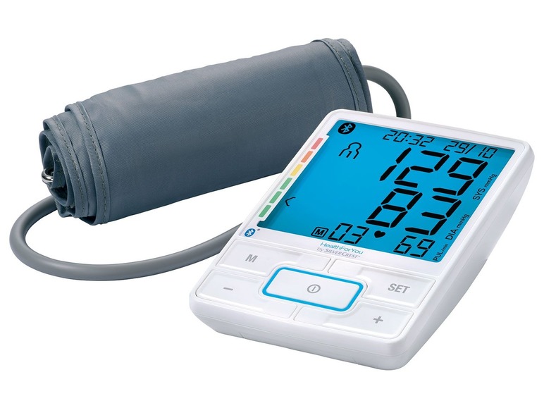 Aller en mode plein écran SILVERCREST® Tensiomètre Bluetooth SBM 69 - Photo 1