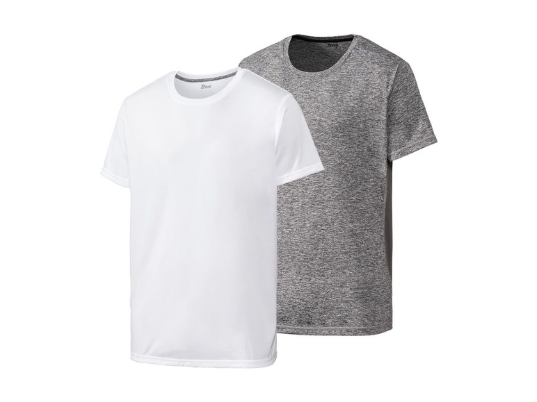 Aller en mode plein écran CRIVIT Set de 2 T-shirts de sport pour hommes - Photo 14