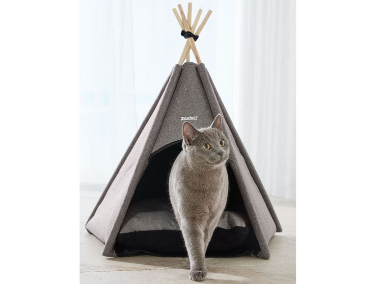 Aller en mode plein écran zoofari® Tipi, maison de voyage ou fauteuil de repos pour animaux domestiques - Photo 7