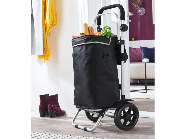 Ga naar volledige schermweergave: TOPMOVE® Boodschappentrolley, opvouwbaar, inhoud 40 L - afbeelding 9