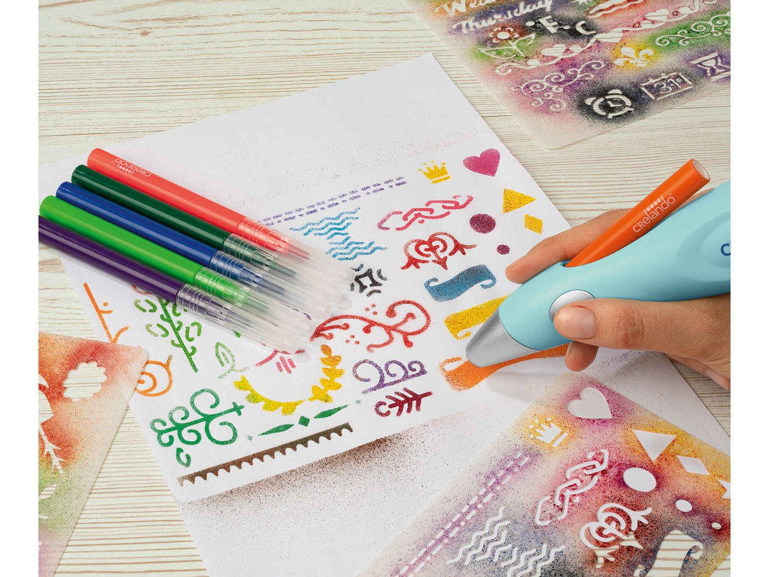 CRelando Airbrush starterset, 12delig Lidl.be