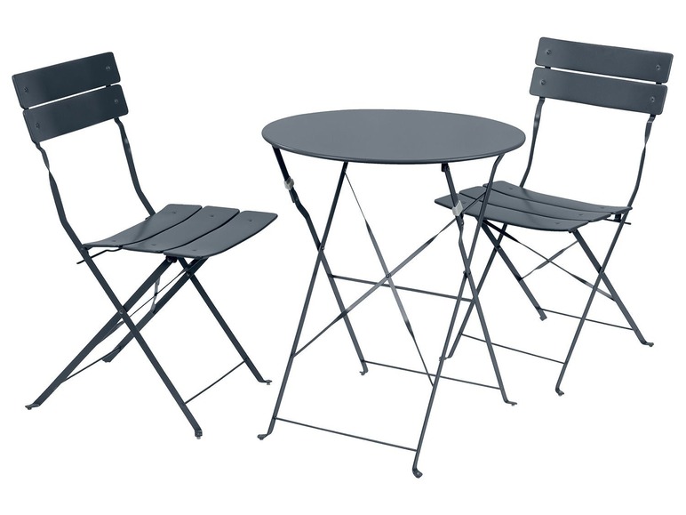 Ga naar volledige schermweergave: florabest Metalen bistroset, 3-delig - afbeelding 1