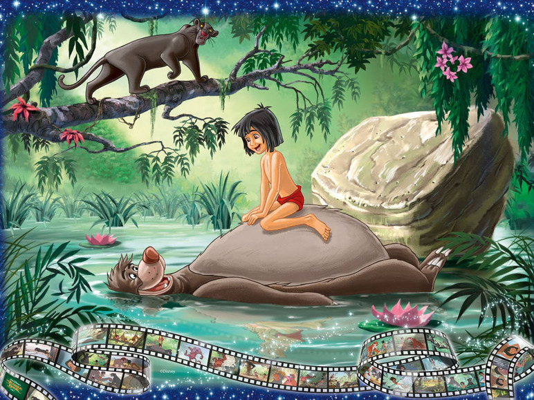 Ga naar volledige schermweergave: Ravensburger Legpuzzel Disney - Jungle Book - afbeelding 3