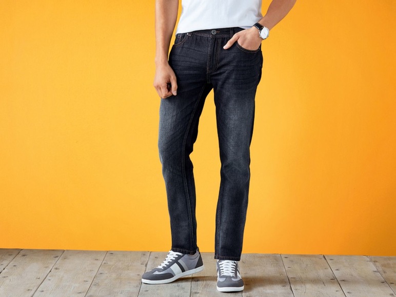 Ga naar volledige schermweergave: LIVERGY Jeans voor heren, linnen - afbeelding 4