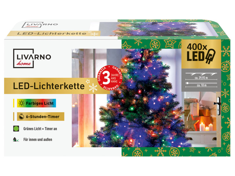 Ga naar volledige schermweergave: LIVARNO home Ledlichtketting, 39,92 m - afbeelding 5