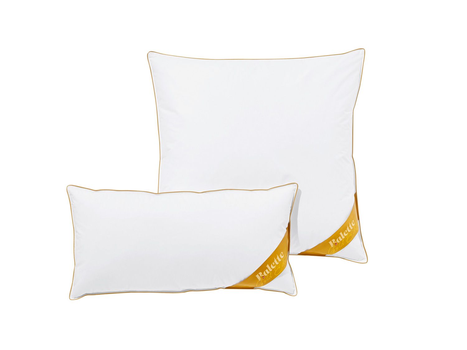 Balette deLuxe Hoofdkussen met ganzenveren/dons Gold Edition