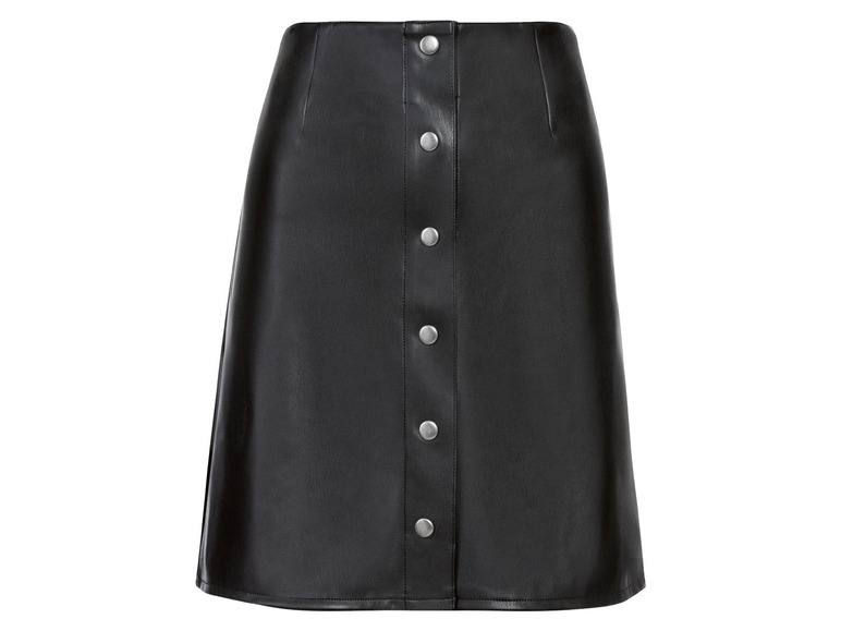 Ga naar volledige schermweergave: esmara® Rok in lederlook met hoge taille - afbeelding 7