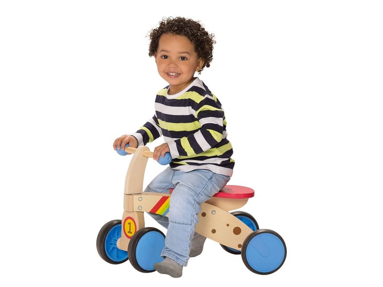 Aller en mode plein écran Playtive JUNIOR Cheval à bascule ou petit vélo sans pédale en bois - Photo 6