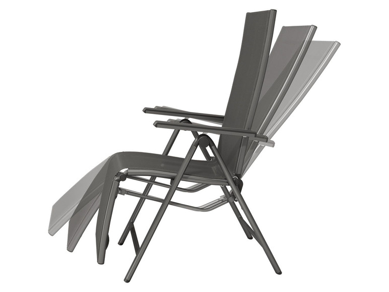 Aller en mode plein écran florabest Chaise relax en aluminium, pliable - Photo 6
