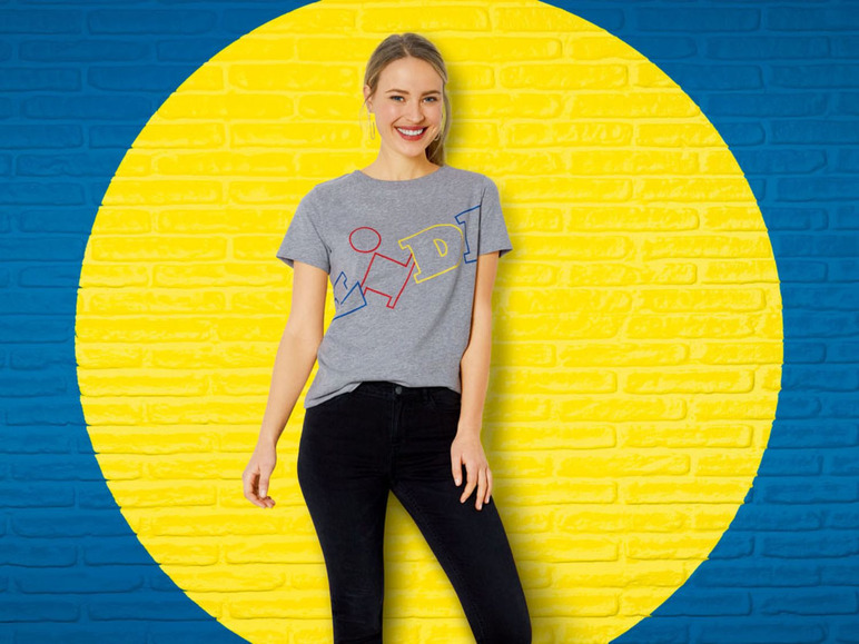 Ga naar volledige schermweergave: esmara® Licht getailleerd Lidl-T-shirt van een katoenmix - afbeelding 3