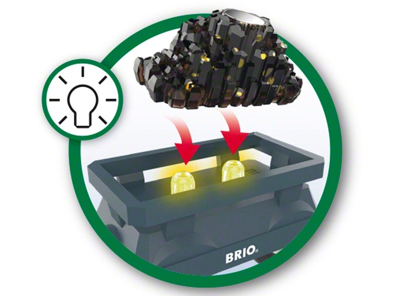 Ga naar volledige schermweergave: BRIO Lichtgevende goudwagon - afbeelding 2