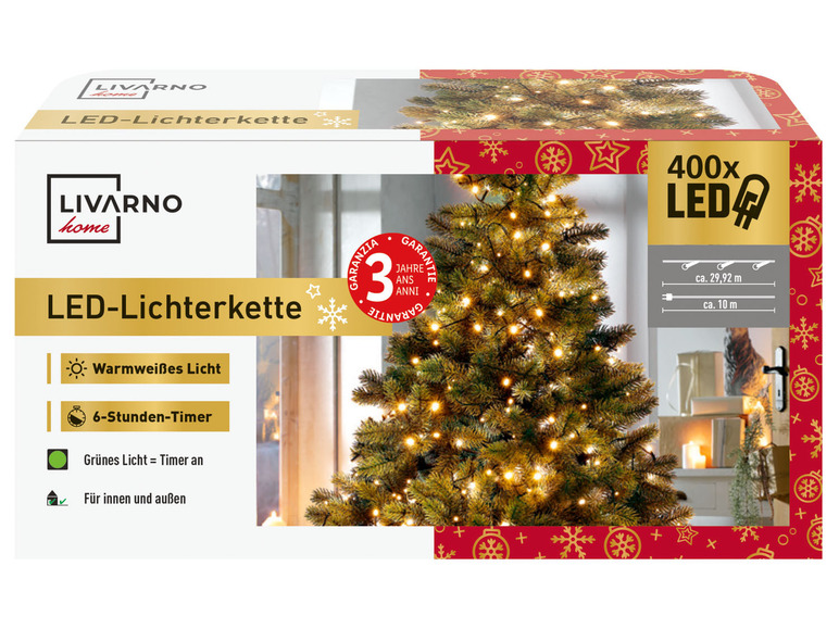 Ga naar volledige schermweergave: LIVARNO home Ledlichtketting, 39,92 m - afbeelding 5