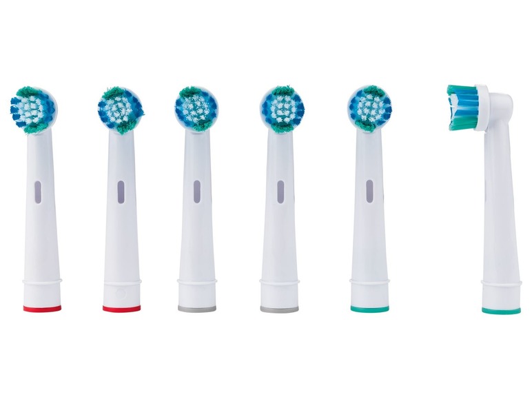 Aller en mode plein écran nevadent Set de 6 brossettes de rechange pour brosse à dents électrique - Photo 1